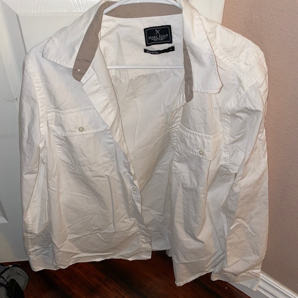 White dress shirt mens M